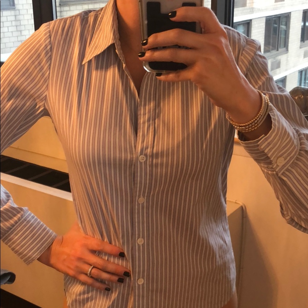 Theory work button down